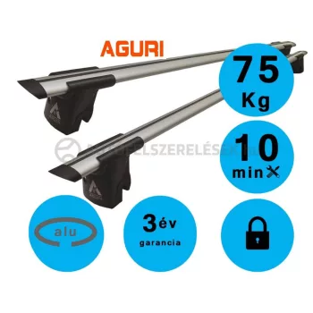   Aguri runner 135 cm A/B hliník Strešný nosič integrovanými pozdĺžnikmi (51028)