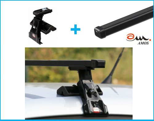 Amos D-1 oceľový strešný nosič pod strešný lem nie je uzamykateľný.