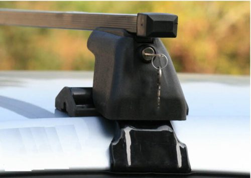 Amos D-1 oceľ uzamykateľný strešný nosič pod strešný lem