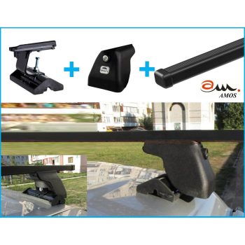 Amos Vivaro oceľový zámkový strešný nosič pevný bod