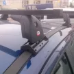 Amos Beta107 uzamykateľný oceľový strešný nosič na fixačné body pre vozidlá