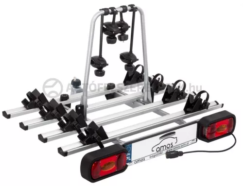 Amos Giro 4-členný nosič bicyklov na ťažné zariadenie uzamykateľný 75 kg (7620)