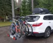 EgriAuto Maxiload 4-dielny nosič bicyklov na ťažné zariadenie uzamykateľný, 75 kg nosnosť, 13PIN (7634)