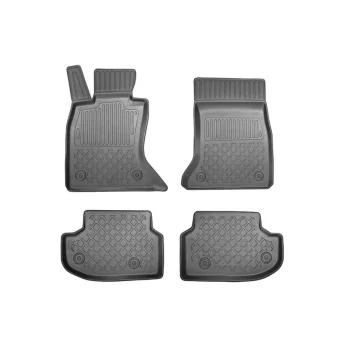   Eco s vysokým okrajom Gumové autokoberce Bmw 5 F10/F11 2014-2017 x-drive, üléssín a zadný üléstől 365 mm