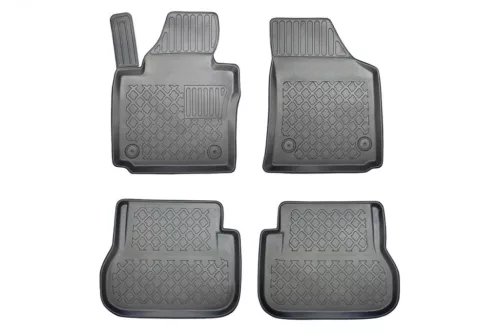 Eco gumové koberce s vysokým okrajom Volkswagen Caddy 2004-2021 5-miestny