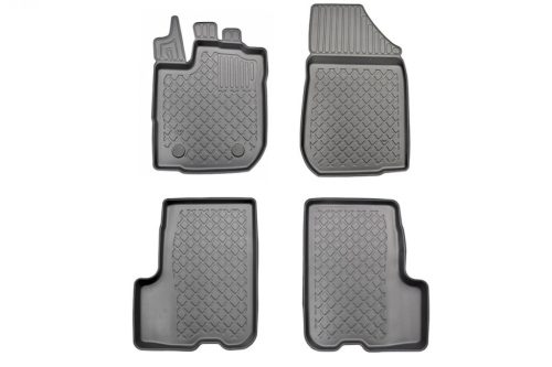 Eco s vysokým okrajom Gumové autokoberce Dacia Logan 2013-