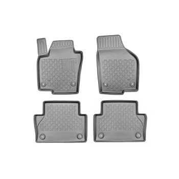   Eco s vysokým okrajom Gumové autokoberce VOLKSWAGEN Sharan II 2010- 5 és 7 személyes, Seat Alhambra II 2010- 5 és 7 személyes