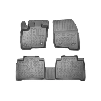   Eco s vysokým okrajom Gumové autokoberce FORD Galaxy 2015- 5 so sedadlami, FORD S-Max II 2015- 5 so sedadlami