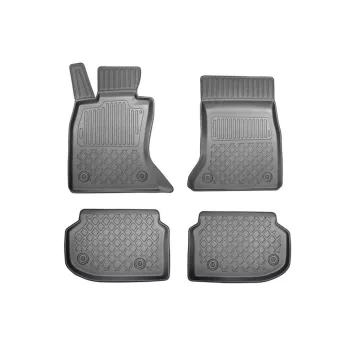   Eco s vysokým okrajom Gumové autokoberce Bmw 5 F10 2010-2014 x-drive, üléssín a zadný üléstől 415 mm.
