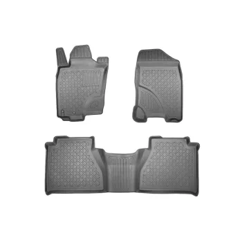   Eco s vysokým okrajom Gumové autokoberce NISSAN Navara NP300 2016- pick-up, dupla kabin