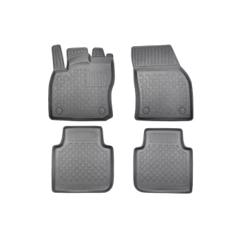   Eco s vysokým okrajom Gumové autokoberce SKODA Kodiaq 2016-2023, VOLKSWAGEN Tiguan Allspace 2017-, Seat Tarraco 2017-
