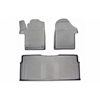   Eco s vysokým okrajom Gumové autokoberce MERCEDES V-Class 2014- 1. a pre 2. rad sedadiel, MERCEDES Vito 2014- 1. a pre 2. rad sedadiel