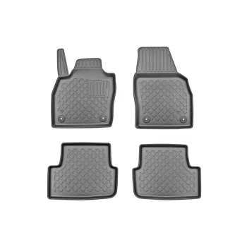  Eco s vysokým okrajom Gumové autokoberce VOLKSWAGEN Polo 2017-, Seat Ibiza 2017-, Seat Arona 2017-, Audi A1 GB 2018-, SKODA Fabia 2021-, VOLKSWAGEN Taigo 2021-