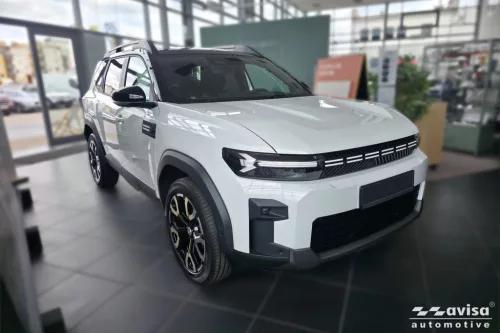 Avisa fekete acél küszöbvédő dombornyomott "Lines" (4 darabos) DACIA BIGSTER 2024->