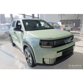   Avisa fekete matt acél küszöbvédő dombornyomott "Lines" (4 darabos) FIAT GRANDE PANDA 2025->