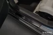 Avisa čierna oceľová ochrana prahu razený "Lines" (4-dielny) TESLA MODEL S liftback 2012-2016, FL 2016->