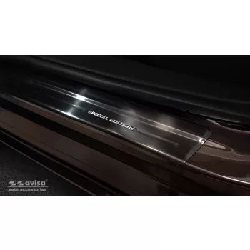   Avisa čierna oceľová ochrana prahu "Special Edition" (4-dielny) chrómový s nápisom NISSAN JUKE II 2019->