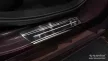 Avisa čierna oceľová ochrana prahu "Special Edition" (4-dielny) chrómový s nápisom NISSAN JUKE II 2019->