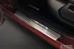 Avisa strieborná saténová oceľová ochrana prahu razený "Lines" (4-dielny) NISSAN JUKE II 2019->