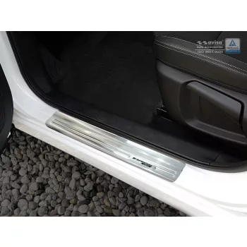   Avisa strieborná saténová oceľová ochrana prahu "Special Edition" (4-dielny) RENAULT KADJAR 2015->