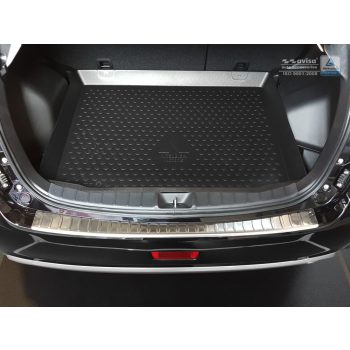   Avisa strieborná saténová oceľ Ochrana nakladacej MITSUBISHI ASX crossover 2010-2015, FL2015-2016, FL2016-2017