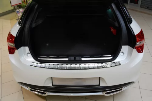 Avisa strieborná saténová oceľová ochrana nárazníka CITROEN DS5 2011-2015, FL2015->