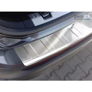   Avisa strieborná saténová oceľová ochrana nárazníka FORD EDGE II 2014-2018