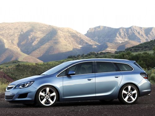 Avisa strieborný satén oceľ Ochrana nakladacej OPEL Astra IV 5d sports Tourer FL2012-2015