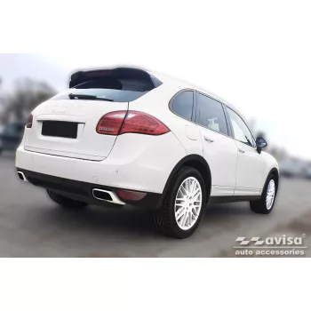   Avisa strieborný satén oceľ Ochrana nakladacej PORSCHE CAYENNEII (92A) 2010-2014