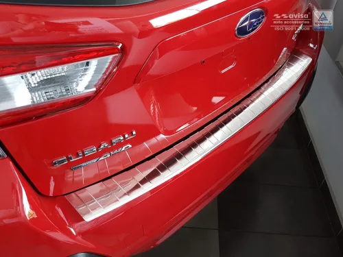 Avisa strieborná saténová oceľová ochrana nárazníka SUBARU XV II 2017->