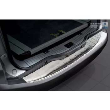   Avisa strieborná saténová oceľová ochrana nárazníka FORD S-MAX I 2006-2010, FL2010-2014