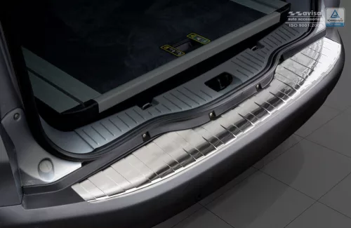 Avisa strieborná saténová oceľová ochrana nárazníka FORD S-MAX I 2006-2010, FL2010-2014