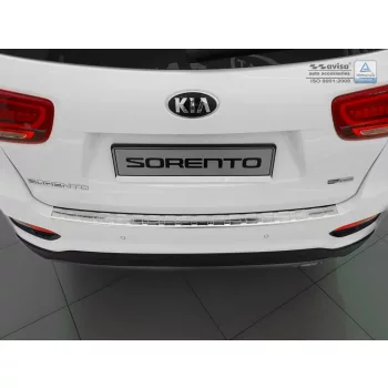   Avisa strieborná saténová oceľ Ochrana nakladacej Kia SORENTO III FL2017-2020