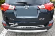 Avisa strieborná saténová oceľová ochrana nárazníka TOYOTA RAV4 IV 2013-03.2015