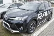 Avisa strieborná saténová oceľová ochrana nárazníka TOYOTA RAV4 IV 2013-03.2015