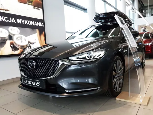 Avisa strieborná saténová oceľ Ochrana nakladacej nová bordúra Mazda 6 III combi (GJ) 2012-2014, FL2014-2018, FL2018-