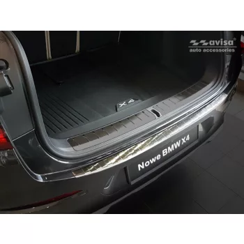   Avisa strieborná saténová oceľ Ochrana nakladacej Bmw X4 II (GO2) 2018-2021, FL 2021->