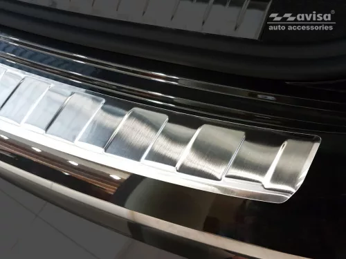 Avisa strieborná saténová oceľ Ochrana nakladacej Audi Q3 II crossover 2018->/S-line 2018-