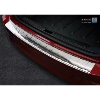   Avisa strieborná saténová oceľová ochrana nárazníka BMW X6 E71 2009-2014