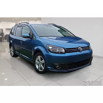   Avisa strieborná saténová oceľová ochrana nárazníka VOLKSWAGEN TOURAN II 2010-2015