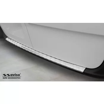   Avisa 3 mm ryhovaný strieborná saténová hliníková ochrana nárazníka MERCEDES SPRINTER III 2018->