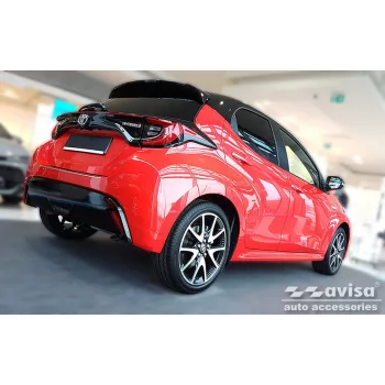   Avisa strieborný satén oceľ Ochrana nakladacej TOYOTA Yaris IV Hatchback 5D/Hybrid 2020-2024 FL.2024->
