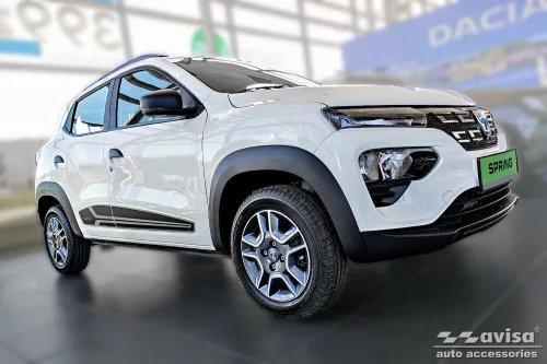 Avisa strieborný satén oceľ Ochrana nakladacej Dacia SPRING Hatchback 5D 2021- 2024