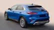 Avisa strieborná saténová oceľová ochrana nárazníka KIA XCEED crossover 2019->