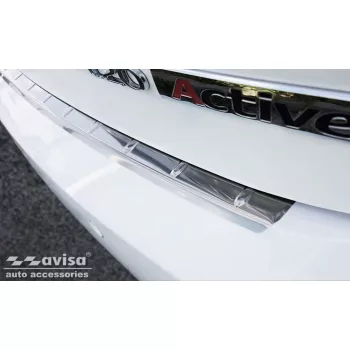   Avisa strieborná saténová oceľová ochrana nárazníka HYUNDAI i20 II hatchback 5D FL2018-2020, HYUNDAI i20 II ACTIVE crossover FL2018-2020