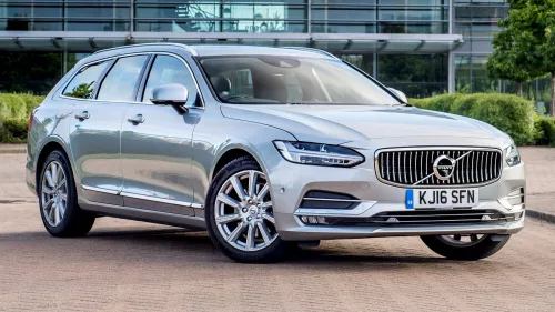 Avisa strieborná saténová oceľová ochrana nárazníka VOLVO V90 kombi 2016->, VOLVO V90 Cross Country 2016->