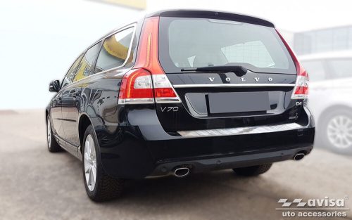 Avisa strieborná saténová oceľ Ochrana nakladacej Volvo V70 III FL2014-2016