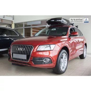   Avisa strieborná saténová oceľová ochrana nárazníka AUDI Q5 2008-2012, FL2012-2016, AUDI SQ5 2013->