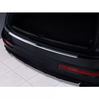   Avisa strieborná saténová oceľová ochrana nárazníka AUDI Q7 2006-2009, FL2009-2015