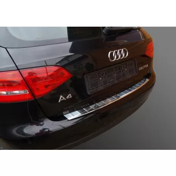   Avisa strieborná saténová oceľová ochrana nárazníka AUDI A4 B8 ALLROAD 2011-2015, AUDI A4 B8 8 Avant FL2012-2015